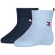 чорапи,мъжки,чорапи,дамски,чорапи,tommy,hilfiger,701242133,socks,2,pairs,multicolor,(light,blue)
