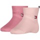 чорапи,мъжки,чорапи,дамски,чорапи,tommy,hilfiger,701242133,socks,2,pairs,pink,(light,pink)