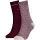 чорапи,мъжки,чорапи,дамски,чорапи,tommy,hilfiger,701242178,socks,2,pairs,multicolor,(deep,rouge)