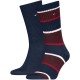 чорапи,мъжки,чорапи,дамски,чорапи,tommy,hilfiger,701242191,crew,socks,2,pairs,blue,(navy)