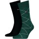 чорапи,мъжки,чорапи,дамски,чорапи,tommy,hilfiger,argyle,socks,2,pairs,green,(deep,green)