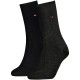 чорапи,мъжки,чорапи,дамски,чорапи,tommy,hilfiger,casual,socks,2,pairs,black,(black,lurex)