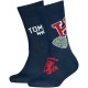 чорапи,мъжки,чорапи,дамски,чорапи,tommy,hilfiger,college,patch,socks,2,pairs,blue,(navy)
