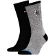чорапи,мъжки,чорапи,дамски,чорапи,tommy,hilfiger,mouline,crest,crew,socks,2,pairs,multicolor,(black)
