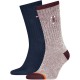 чорапи,мъжки,чорапи,дамски,чорапи,tommy,hilfiger,mouline,crest,crew,socks,2,pairs,multicolor,(deep,rouge)