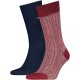 чорапи,мъжки,чорапи,дамски,чорапи,tommy,hilfiger,mouline,nappy,herringbone,socks,2,pairs,multicolor,(deep,rouge)