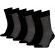чорапи,мъжки,чорапи,дамски,чорапи,tommy,hilfiger,tin,birdeye,classic,socks,6,pairs,black,(black)