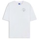 тениска,мъжки,тениски,дамски,тениски,hugo,50566578,oversized,blue,short,sleeve,t,shirt,white,(white)