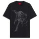 тениска,мъжки,тениски,дамски,тениски,hugo,daffilo,10258299,red,t,shirt,black,(black,001)