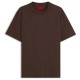 тениска,мъжки,тениски,дамски,тениски,hugo,dapolino,10248326,red,short,sleeve,t,shirt,brown,(brown,overflow)