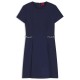 рокля,дамски,поли,и,рокли,hugo,kaelyn,10280513,red,short,sleeve,short,dress,blue,(medium,blue)