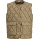 елек,детски,потници,jack,&,jones,hope,jjxx,vest,green,(petrified,oak,detail,diamond)