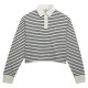 къса,блуза,дамски,топове,superdry,athletic,essentials,cropped,stripe,rugby,long,sleeve,top,beige,(ecru,stripe)