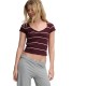 тениска,мъжки,тениски,дамски,тениски,superdry,athletic,essentials,gathered,pattern,short,sleeve,t,shirt,red,(port,red,stripe)