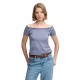 фланелка,с,къс,ръкав,дамски,топове,superdry,bardot,off,shoulder,short,sleeve,top,purple,(mariner,navy,stripe)