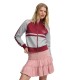 блуза,дамски,блузи,superdry,cult,full,zip,sweatshirt,red,(bordeaux,red,glacier,grey,marl)