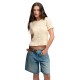 тениска,мъжки,тениски,дамски,тениски,superdry,smocked,short,sleeve,t,shirt,yellow,(yellow,haze)