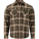 карирана,риза,дамски,ризи,мъжки,ризи,whistler,bargo,checked,long,sleeve,shirt,brown,(fallen,rock)