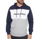 сако,мъжки,пуловери,jack,&,jones,logo,blocking,hoodie,blue,grey,(navy,blazer)