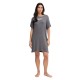 дамски,пижами,dkny,short,sleeve,nightgown,grey,(charcoal)