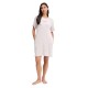 дамски,пижами,dkny,short,sleeve,nightgown,white,(mauve)