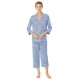 пижама,дамски,пижами,lauren,bingham,long,sleeve,pyjama,blue,(blue)