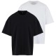 тениска,мъжки,тениски,дамски,тениски,urban,classics,tb7748a,short,sleeve,t,shirt,2,units,white,black,(black,white)