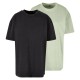 тениска,мъжки,тениски,дамски,тениски,urban,classics,tb8871a,short,sleeve,t,shirt,2,units,green,black,(black,soft,salvia)