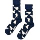 чорапи,мъжки,чорапи,дамски,чорапи,happy,socks,bear,crew,socks,black,(black,white)