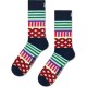 чорапи,мъжки,чорапи,дамски,чорапи,happy,socks,blocked,stripe,crew,socks,multicolor,(multicolor)