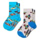 чорапи,мъжки,чорапи,дамски,чорапи,happy,socks,car,crew,socks,2,pairs,multicolor,(multicolor)