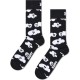 чорапи,мъжки,чорапи,дамски,чорапи,happy,socks,cloudy,ghost,socks,black,(black,white)