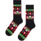 чорапи,мъжки,чорапи,дамски,чорапи,happy,socks,folklore,christmas,stripe,crew,socks,black,(black,multi)
