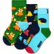чорапи,мъжки,чорапи,дамски,чорапи,happy,socks,forest,animals,crew,socks,3,pairs,multicolor,(multicolor)