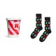 чорапи,мъжки,чорапи,дамски,чорапи,happy,socks,hot,chocolate,gift,set,crew,socks,black,(multicolor)