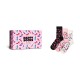 чорапи,мъжки,чорапи,дамски,чорапи,happy,socks,pink,party,short,gift,set,crew,socks,3,pairs,multicolor,(multicolor)