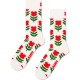 чорапи,мъжки,чорапи,дамски,чорапи,happy,socks,pixel,flower,crew,socks,white,(multicolor)