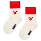 чорапи,мъжки,чорапи,дамски,чорапи,happy,socks,santa,face,crew,socks,white,(white,red)