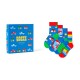 чорапи,мъжки,чорапи,дамски,чорапи,happy,socks,tractors&truck,gift,set,crew,socks,4,pairs,multicolor,(multicolor)
