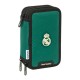 ученически,принадлежности,safta,real,madrid,2nd,equipment,26,27,triple,pencil,case,37,pieces,green,(multicolor)