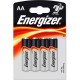 батерии,energizer,alkaline,power,aa,lr06,aa,alkaline,batteries,4,units,clear,(multicolor)