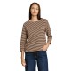 тениска,мъжки,тениски,дамски,тениски,tom,tailor,structured,3,4,sleeve,t,shirt,brown,(big,floral,shapes,design)