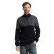 блуза,мъжки,пуловери,дамски,пуловери,tom,tailor,1048747,sweater,black,(offwhite,navy,plated,mouline)