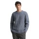 блуза,мъжки,пуловери,tom,tailor,1048801,sweatshirt,grey,(navy,melange,white,core)