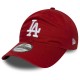 шапка,всички,шапки,new,era,mlb,essential,9twenty,la,dodgers,cap,red,(dark,red)
