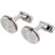 бижутерия,hackett,round,brolly,bowler,cufflinks,silver,(oxblood,red)