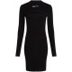 рокля,дамски,поли,и,рокли,karl,lagerfeld,jeans,b3w13006,long,sleeve,short,dress,black,(black)