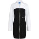 рокля,дамски,поли,и,рокли,karl,lagerfeld,jeans,b3w13050,long,sleeve,short,dress,black,(white,black)