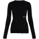 блуза,мъжки,пуловери,дамски,пуловери,karl,lagerfeld,jeans,b3w18009,sweater,black,(black)