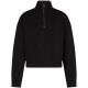 блуза,дамски,блузи,karl,lagerfeld,jeans,b3w20016,half,zip,sweatshirt,black,(black)